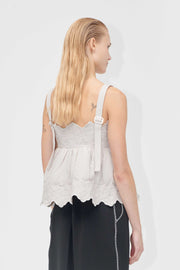 Stine Goya UK Adjustable Buckle Top Top Wild Quilted Flowers