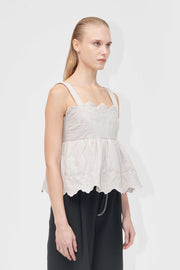 Stine Goya UK Adjustable Buckle Top Top Wild Quilted Flowers