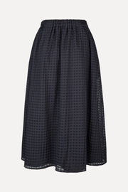 Stine Goya UK Adjustable Waist Voluminous Midi Skirt Skirt Checkered Organza