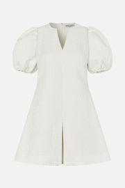 Stine Goya UK Angled Pleat Mini Dress Dress Artist Flower Relief