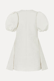 Stine Goya UK Angled Pleat Mini Dress Dress Artist Flower Relief