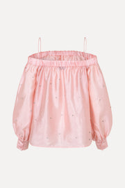 Stine Goya UK Augie Blouse Top Rose Quartz
