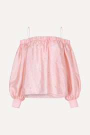 Stine Goya UK Augie Blouse Top Rose Quartz