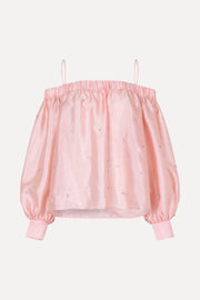 Stine Goya UK Augie Blouse Top Rose Quartz