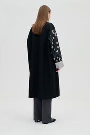Stine Goya UK Bell Sleeve Coat Outerwear Bouquet In Pieces