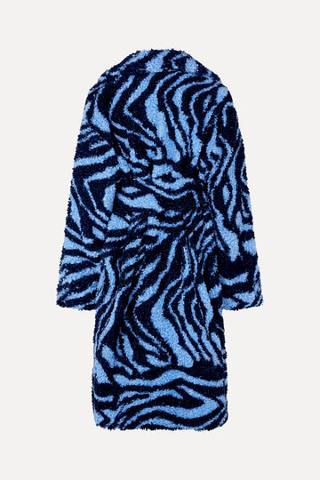 Stine Goya UK Bellflower Coat Coat 4028 Moirée Blue