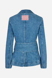 Stine Goya UK Belted Tailored Jacket Jacket Denim Blue