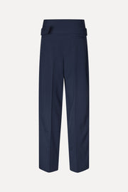 Stine Goya UK Belted Tailored Pants Pants Dark Blue