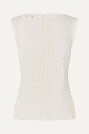 Stine Goya UK Boatneck Tank Top Top White Swan