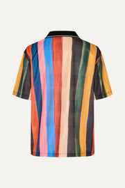 Stine Goya UK Boxy T-Shirt Top Multicolour Stripes