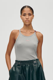Stine Goya UK Carabiner Rib Tank Top Top Grey