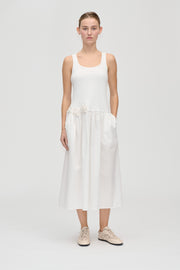 Stine Goya UK Casual Tank Midi Dress Dress Off White