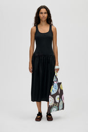 Stine Goya UK Casual Tank Midi Dress Dress Black