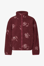 Stine Goya UK Casual Zipper Jacket Outerwear Sketch Of A Rose