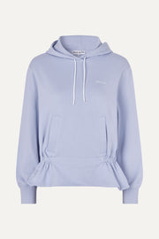 Stine Goya UK Cinched Waist Sweatshirt Top Brunnera Blue