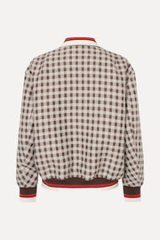 Stine Goya UK Collar Bomber Jacket Jacket Checks