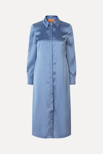 Stine Goya UK Collared Midi Dress Dress Infinity Blue