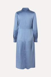 Stine Goya UK Collared Midi Dress Dress Infinity Blue