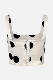 Stine Goya UK Corset Top Top Black Dots