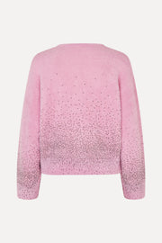 Stine Goya UK Crewneck Cardigan Knit Rose Blossom