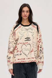 Stine Goya UK Crewneck Pullover Top I Cried For You On The Dancefloor