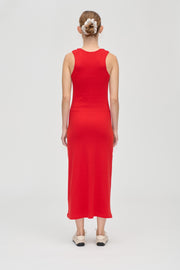 Stine Goya UK Deep Neckline Tank Dress Dress Velocity Red