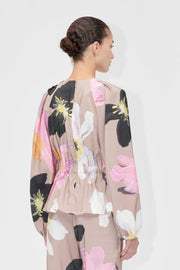 Stine Goya UK Double Buckle Raglan Top Top Wild Flowers