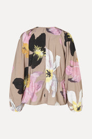 Stine Goya UK Double Buckle Raglan Top Top Wild Flowers