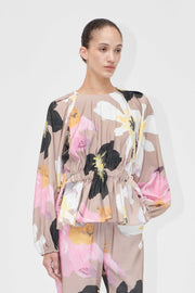 Stine Goya UK Double Buckle Raglan Top Top Wild Flowers