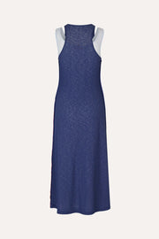 Stine Goya UK Double Layer Tank Dress Dress Light Blue / Midnight Blue