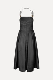 Stine Goya UK Double Strap High-Volume Dress Dress Black