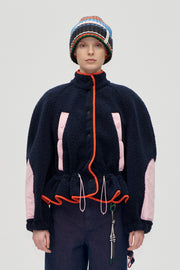 Stine Goya UK Dropped Shoulder Gathered Jacket Jacket Black Iris