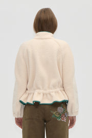 Stine Goya UK Dropped Shoulder Gathered Jacket Jacket Buttercream