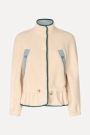 Stine Goya UK Dropped Shoulder Gathered Jacket Jacket Buttercream