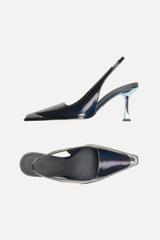 Stine Goya UK Eiffel Heels Shoes Black Holographic