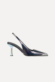 Stine Goya UK Eiffel Heels Shoes Black Holographic