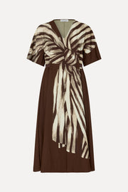 Stine Goya UK Elastic Detail Midi Dress Dress Bow