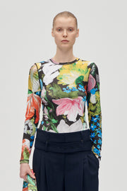 Stine Goya UK Elastic Long Sleeve Top Top Flowers Under The Sun