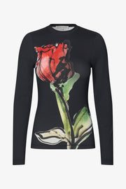 Stine Goya UK Elastic Long Sleeve Top Top The Rose