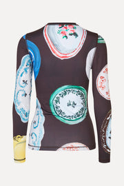 Stine Goya UK Elastic Long Sleeve Top Top The Platera