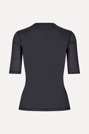 Stine Goya UK Elastic Short Sleeve T-Shirt Top Melting Flowers