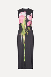 Stine Goya UK Elastic Tank Crewneck Dress Dress Melting Flowers