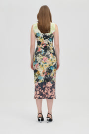 Stine Goya UK Elastic Tank Crewneck Dress Dress Echoes In Flowers