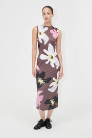 Stine Goya UK Elastic Tank Crewneck Dress Dress Wild Flowers