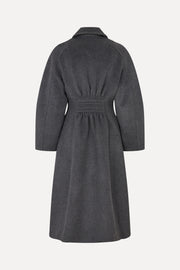 Stine Goya UK Elastic Waist Raglan Long Coat Outerwear Graphite