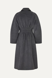 Stine Goya UK Elastic Waist Raglan Long Coat Outerwear Graphite