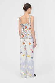 Stine Goya UK Elasticated Long Pants Pants Skyfall Flowers