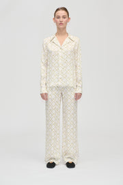 Stine Goya UK Elasticated Long Pants Pants Sakura Check Yellow