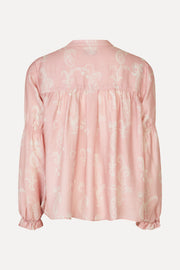 Stine Goya UK Elasticated Long Sleeve Top Top Cherries On A Paisley