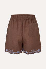 Stine Goya UK Elasticated Shorts Shorts Roses Embroidery